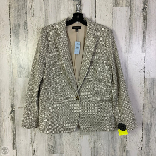 Blazer By Ann Taylor In Cream, Size: Lp