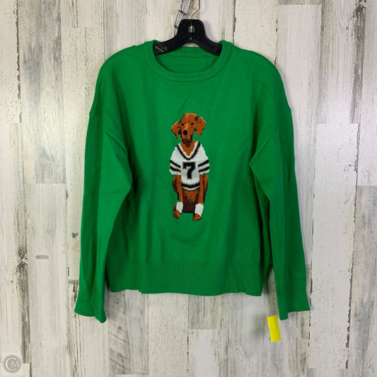 Sweater By Cmf In Green, Size: L