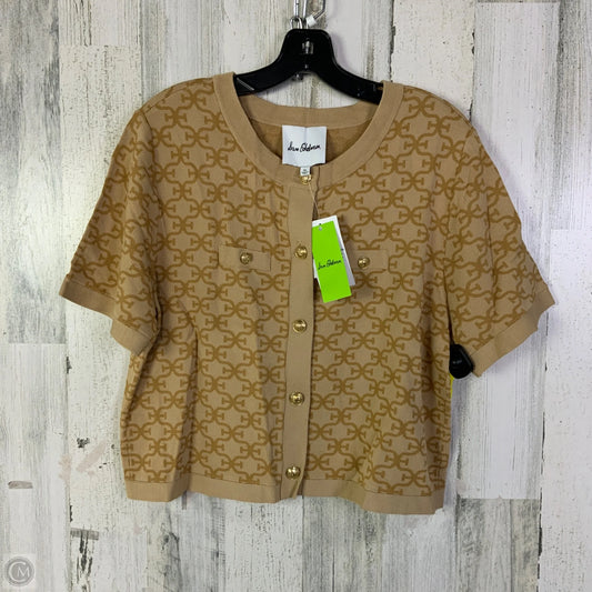 Sweater Short Sleeve By Sam Edelman In Tan, Size: Xl