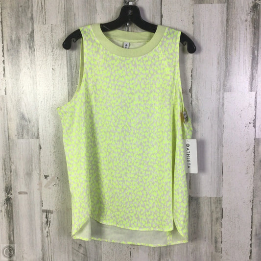 Athletic Tank Top By Athleta In Yellow, Size: L