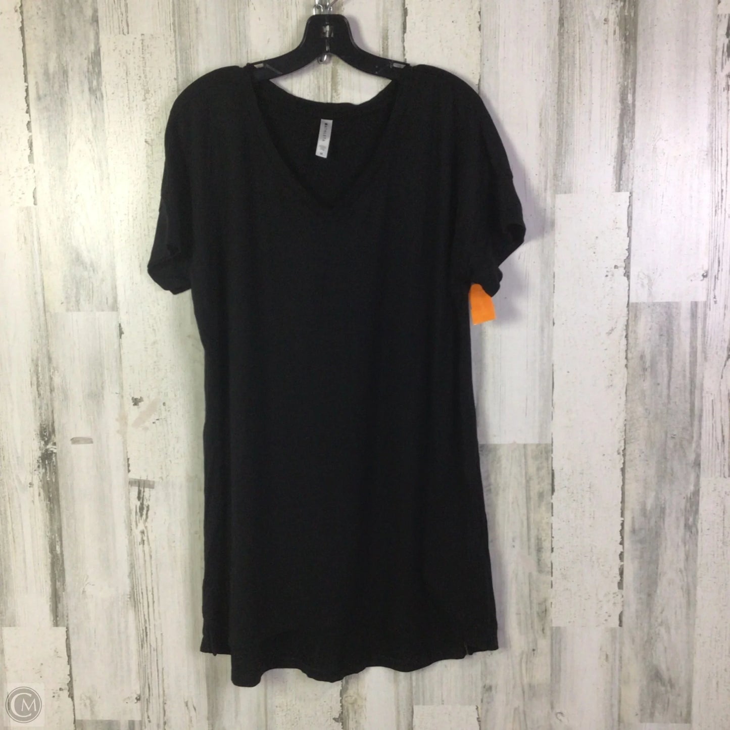 Tunic Short Sleeve By Athleta In Black, Size: M