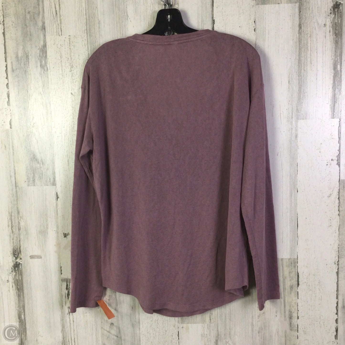 Top Long Sleeve Basic By Athleta In Purple, Size: M