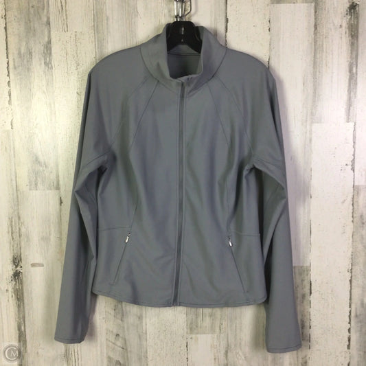 Athletic Jacket By Athleta In Grey, Size: L