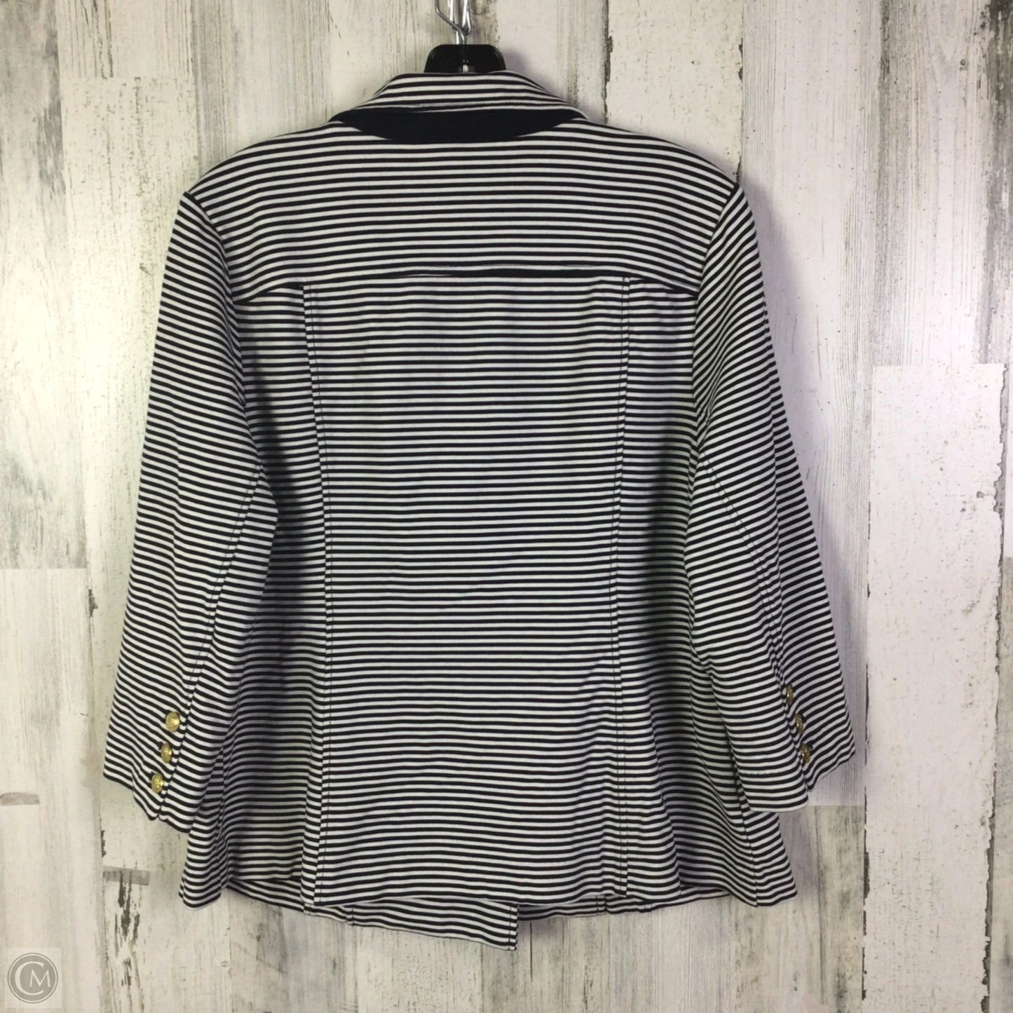 Blazer By Cabi In Black & White, Size: Xl