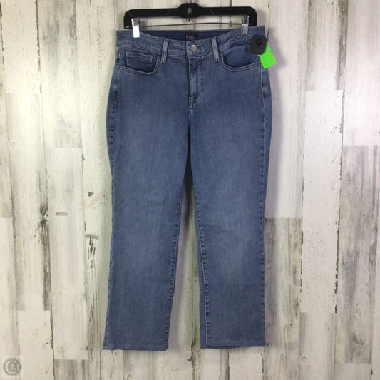 Jeans Straight By Not Your Daughters Jeans In Blue Denim, Size: 10p