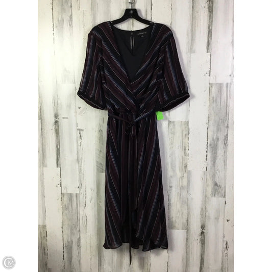 Dress Casual Midi By Lane Bryant In Maroon, Size: 2x