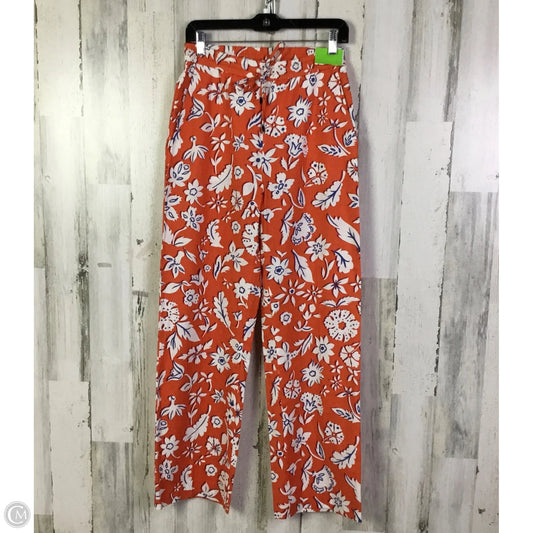 Pants Other By Zara In Orange & White, Size: 4