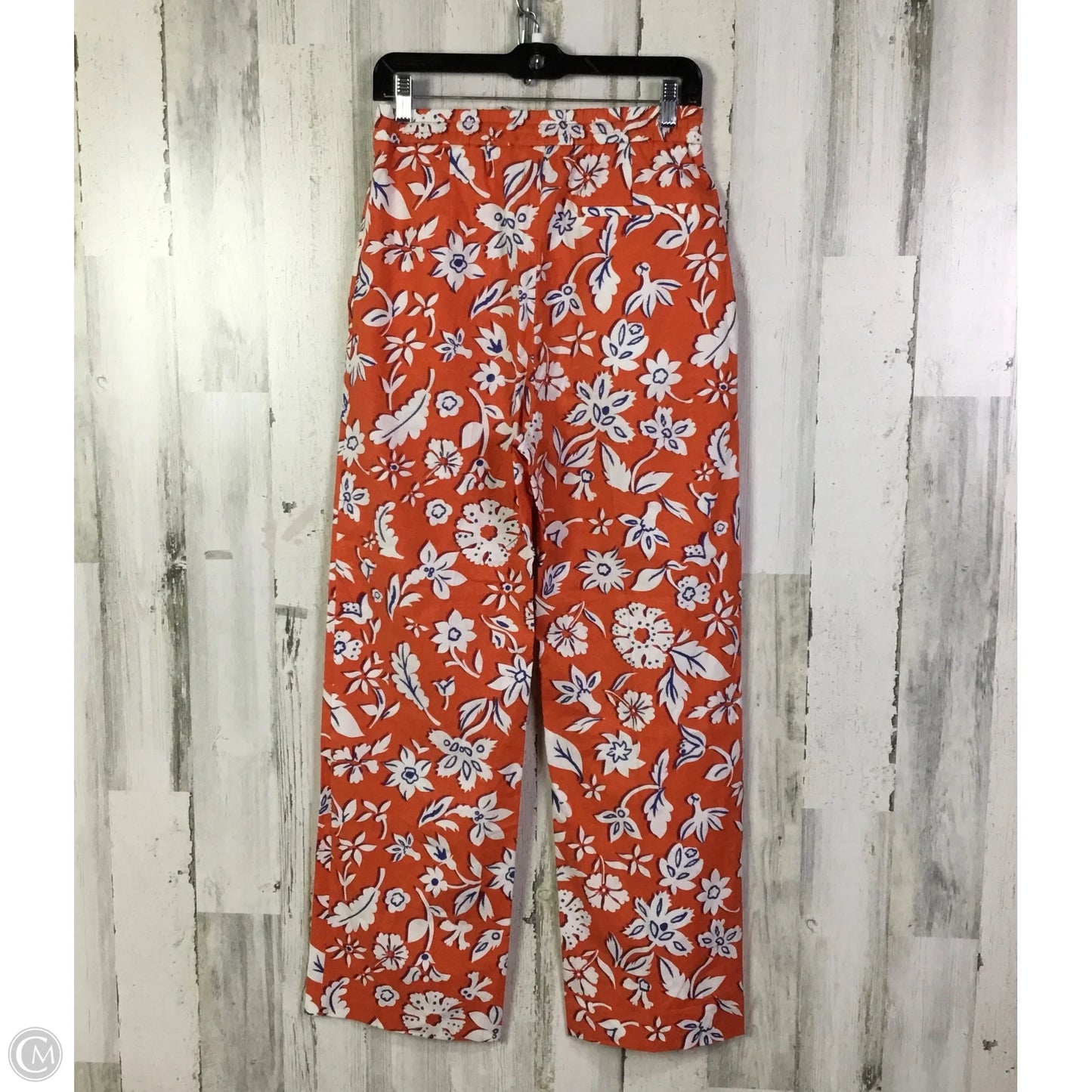 Pants Other By Zara In Orange & White, Size: 4