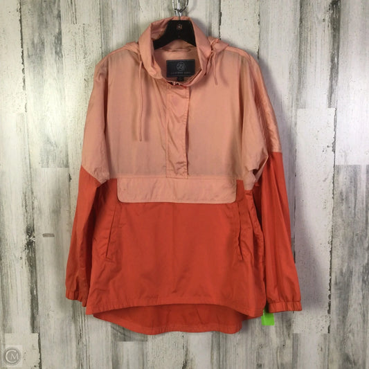 Jacket Windbreaker By Lauren James In Orange, Size: L