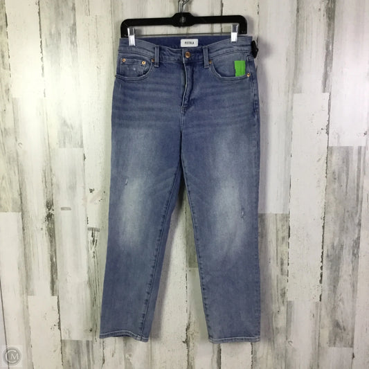 Jeans Straight By Pistola In Blue Denim, Size: 6