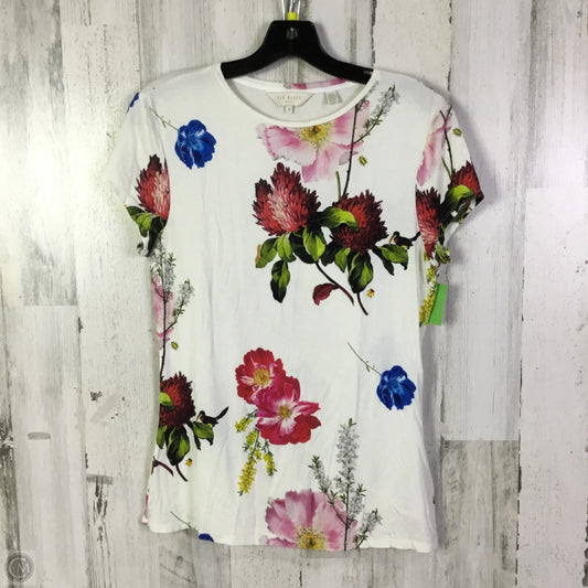 Top Short Sleeve By Ted Baker In Multi-colored, Size: M