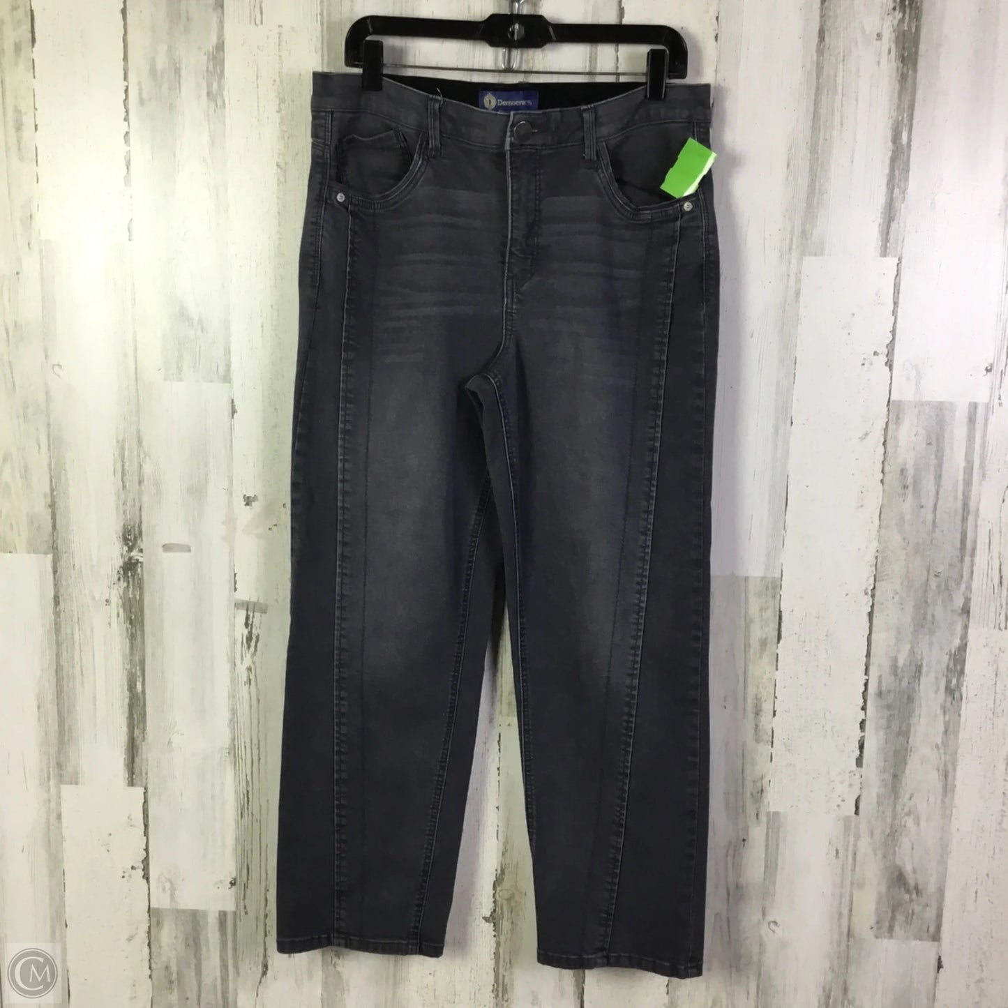 Jeans Straight By Democracy In Grey, Size: 12