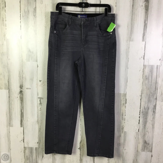 Jeans Straight By Democracy In Grey, Size: 12