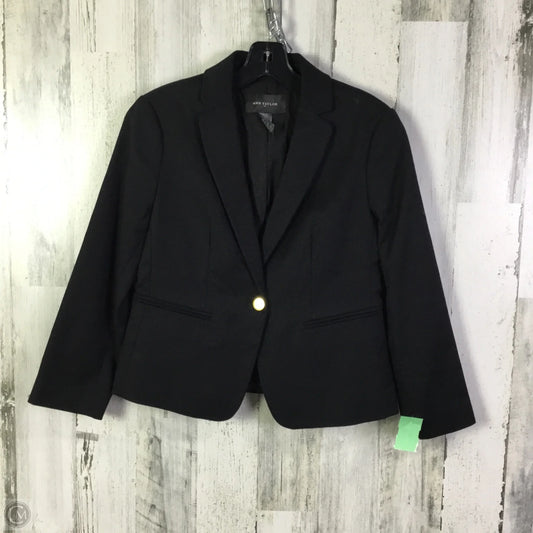 Blazer By Ann Taylor In Black, Size: Xs