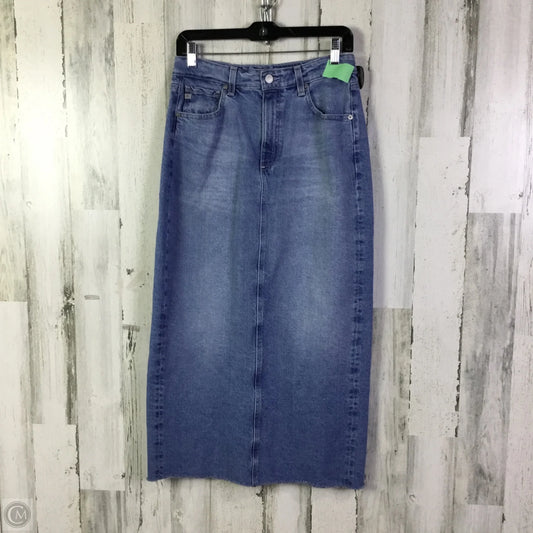 Skirt Maxi By Ag Jeans In Blue Denim, Size: 6