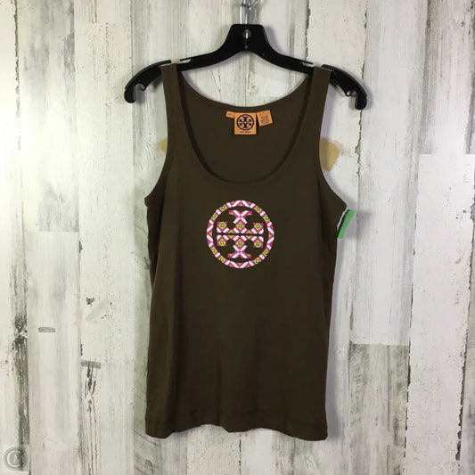 Tank Top Designer By Tory Burch In Brown, Size: M
