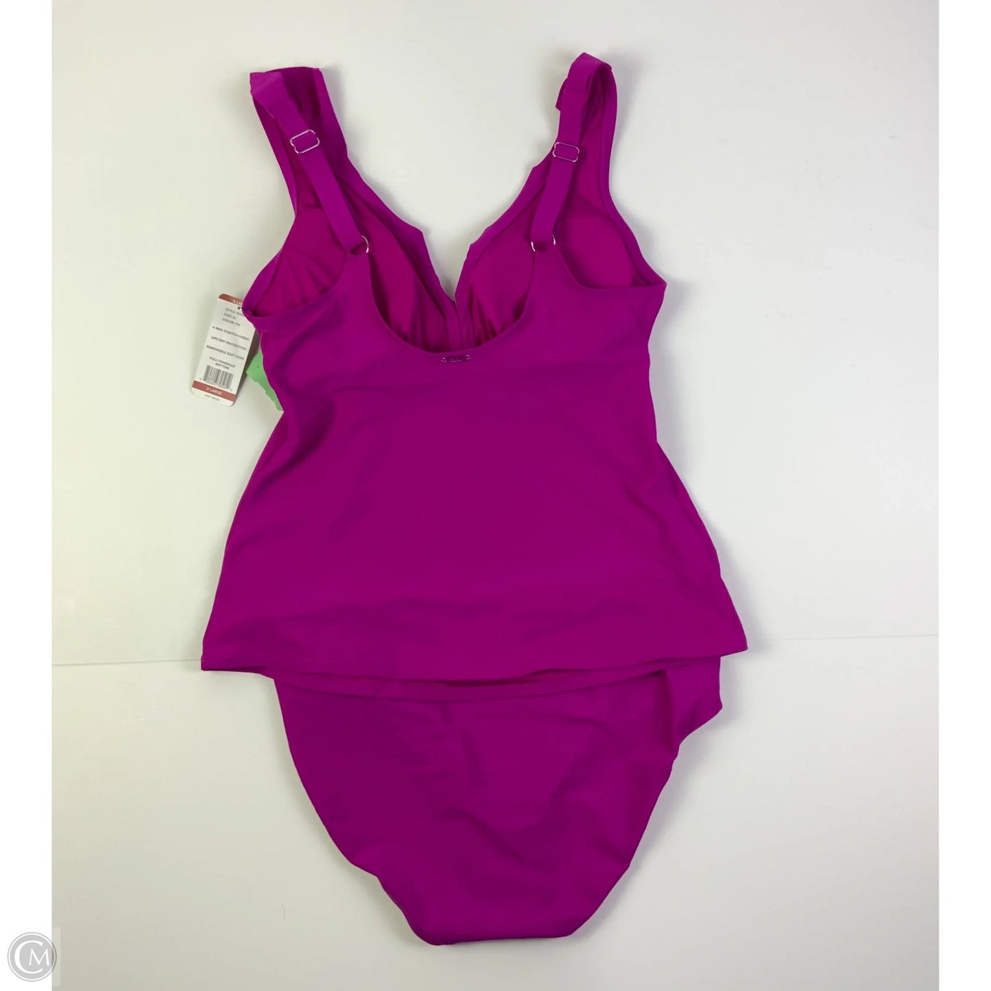 Swimsuit 2pc By Dkny In Pink, Size: Xl