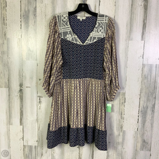 Dress Casual Short By Umgee In Blue & Brown, Size: Xl