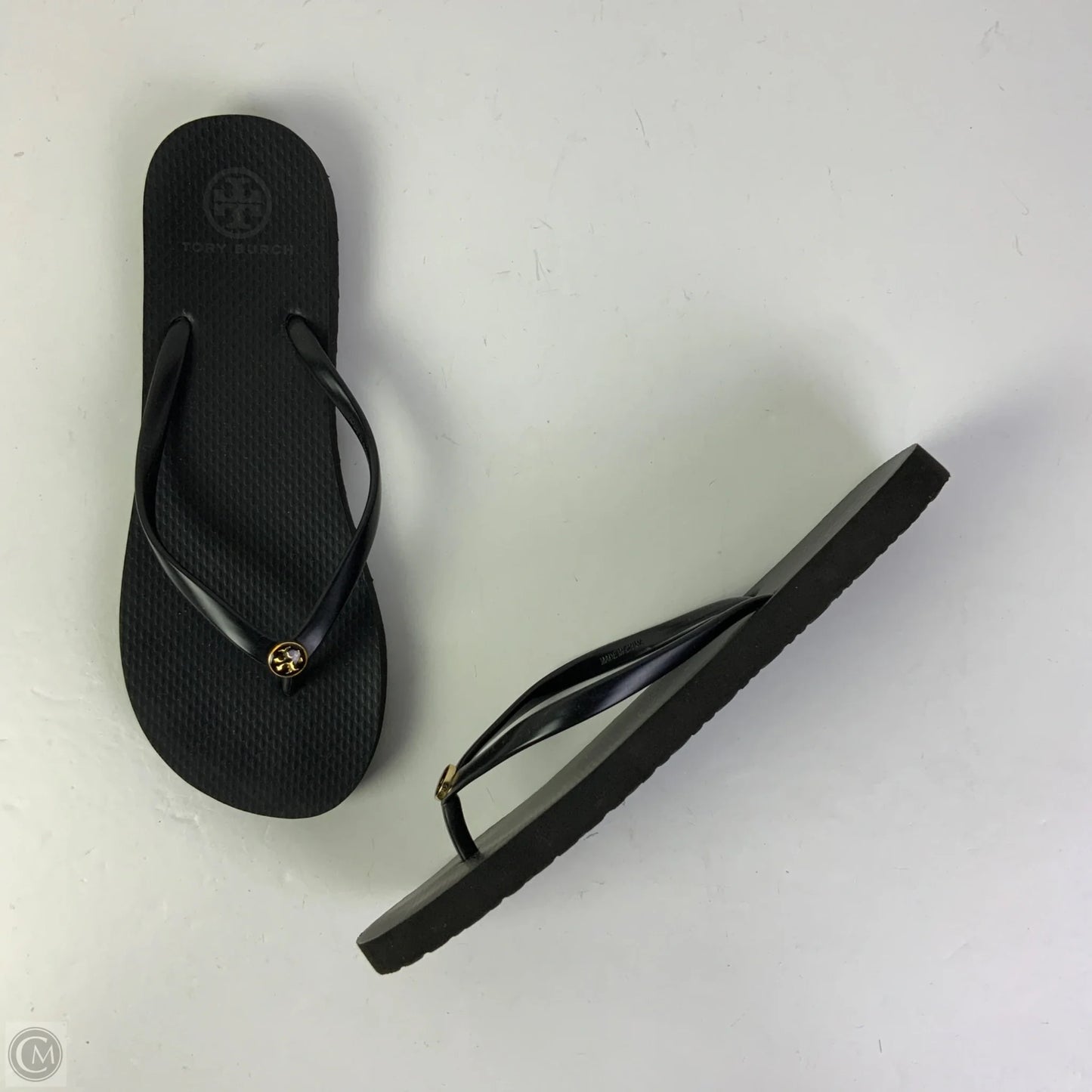 Sandals Designer By Tory Burch In Black, Size: 9
