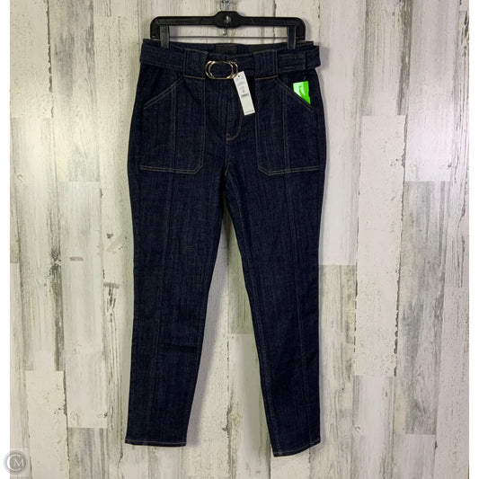 Jeans Straight By Chicos In Blue Denim, Size: 10