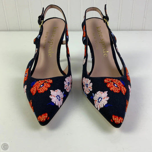 Shoes Designer By Kate Spade In Blue & Orange, Size: 9