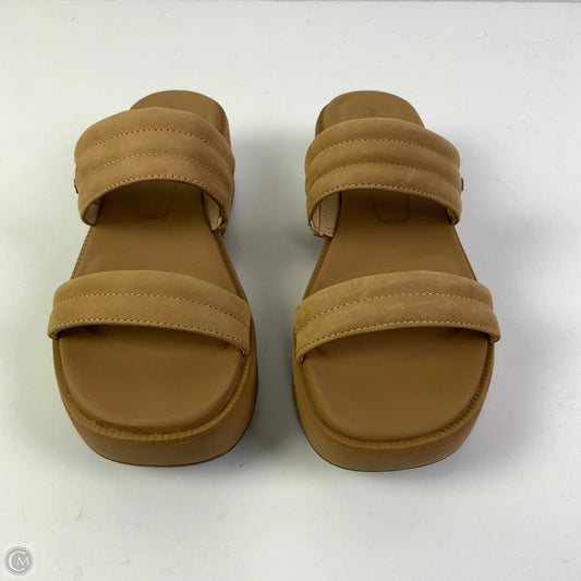 Sandals Heels Platform By Reef In Brown, Size: 9