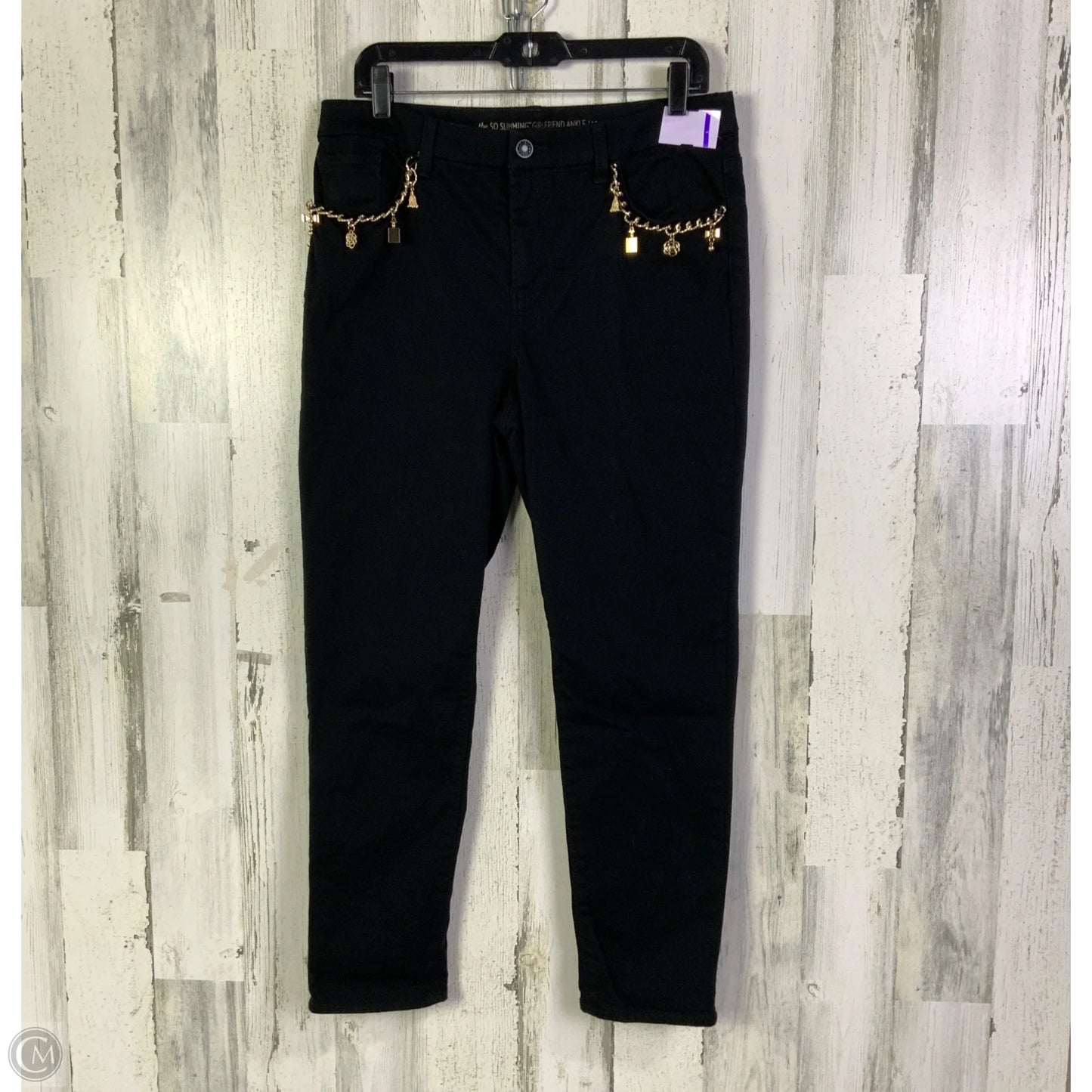 Jeans Skinny By Chicos In Black, Size: 10
