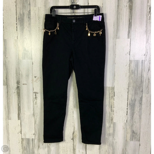 Jeans Skinny By Chicos In Black, Size: 10