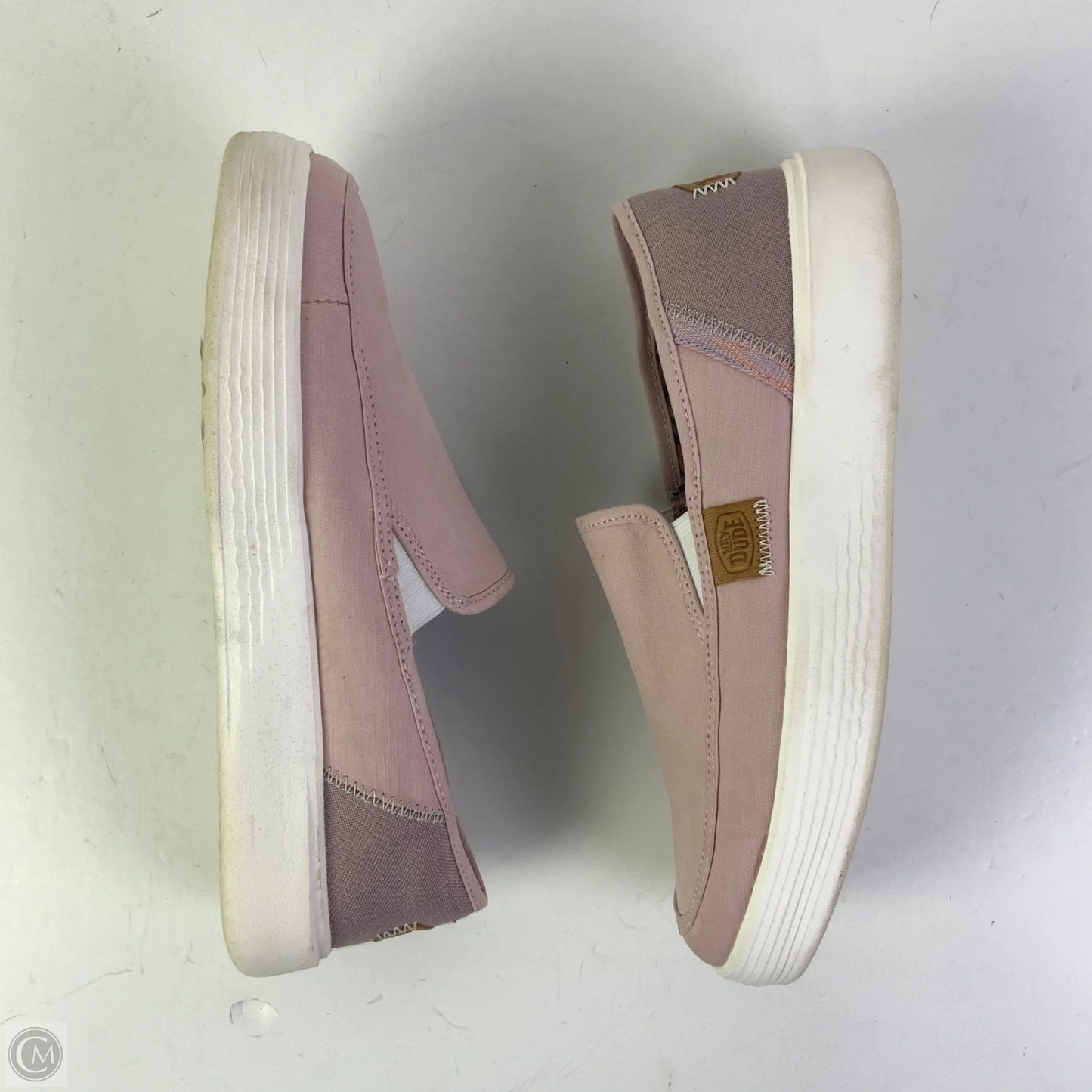 Shoes Flats By Hey Dude In Pink, Size: 10