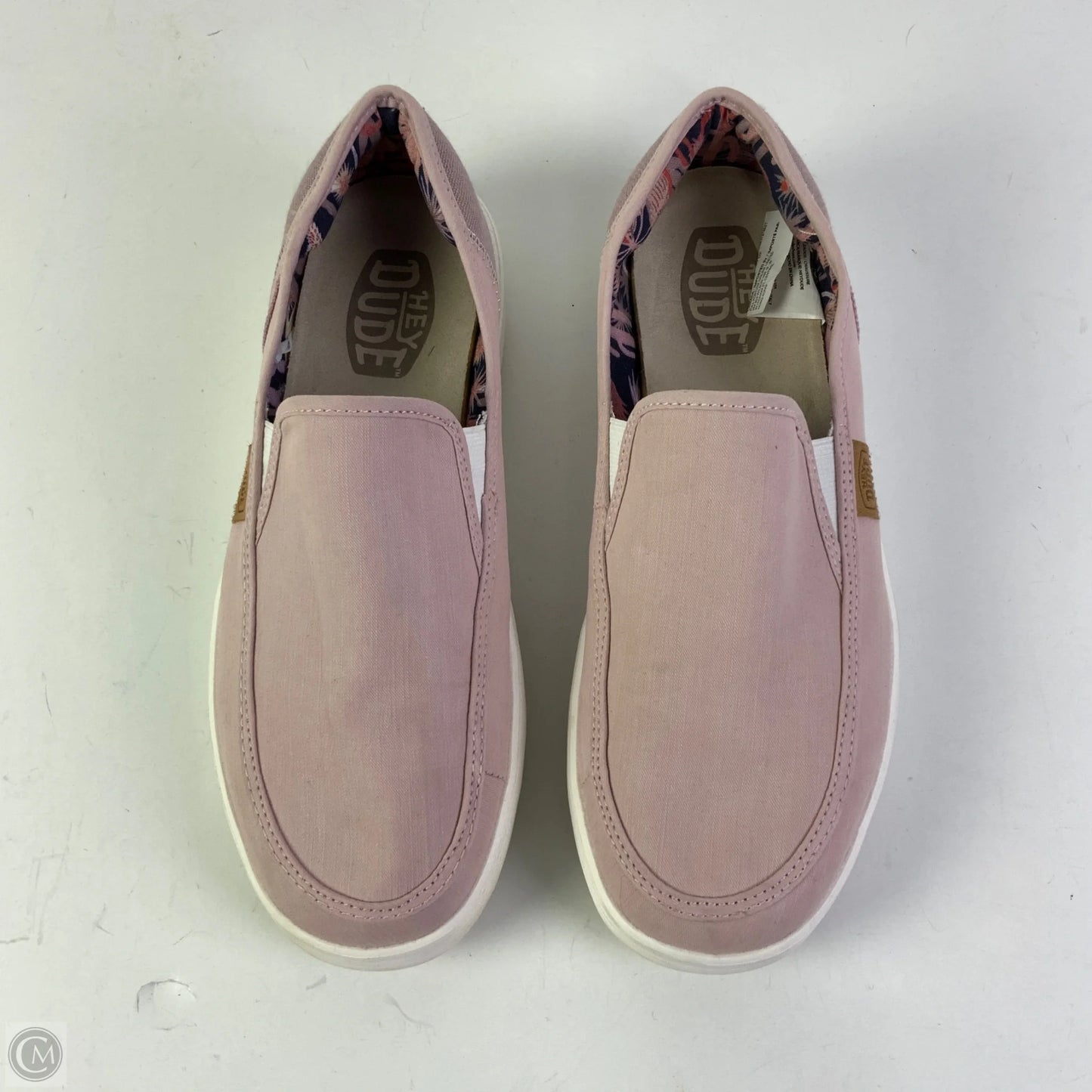 Shoes Flats By Hey Dude In Pink, Size: 10