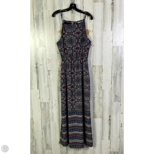 Dress Casual Maxi By Athleta In Blue & Orange, Size: S