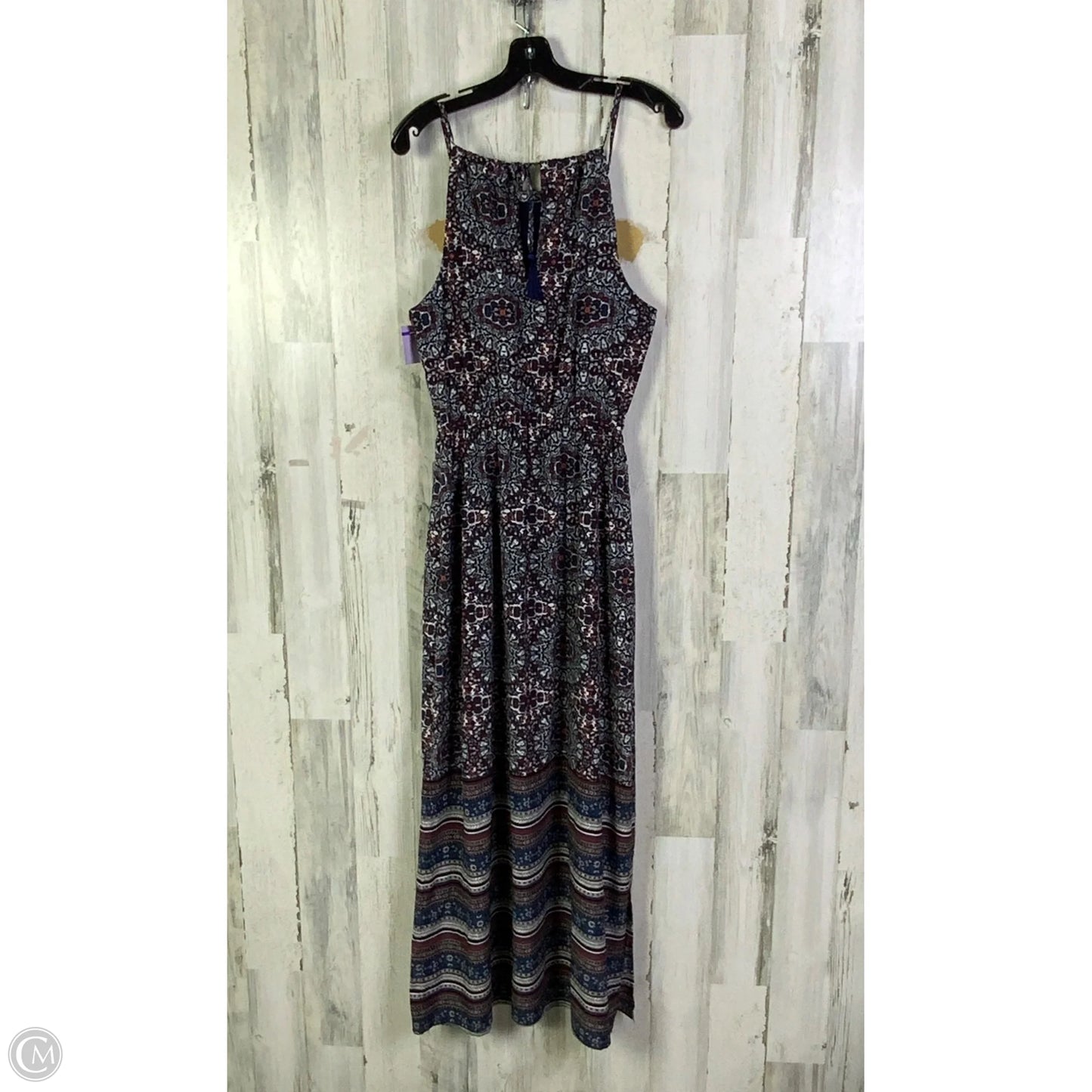 Dress Casual Maxi By Athleta In Blue & Orange, Size: S
