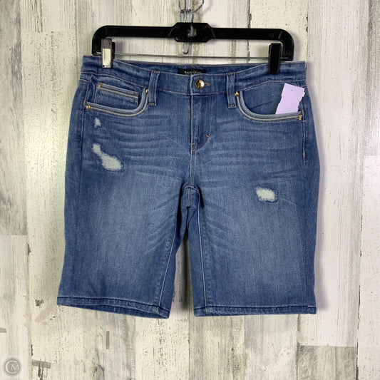 Shorts By White House Black Market In Blue Denim, Size: 2