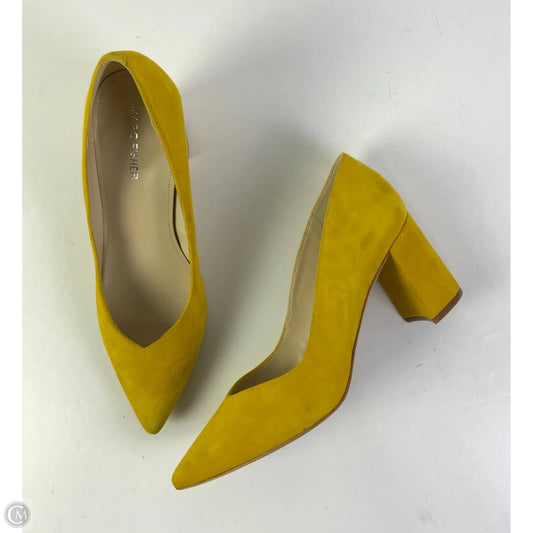 Shoes Heels Block By Marc Fisher In Yellow, Size: 10