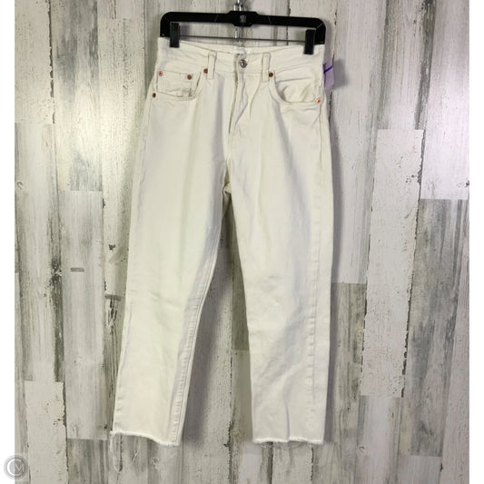 Jeans Straight By Mng In Cream, Size: 4