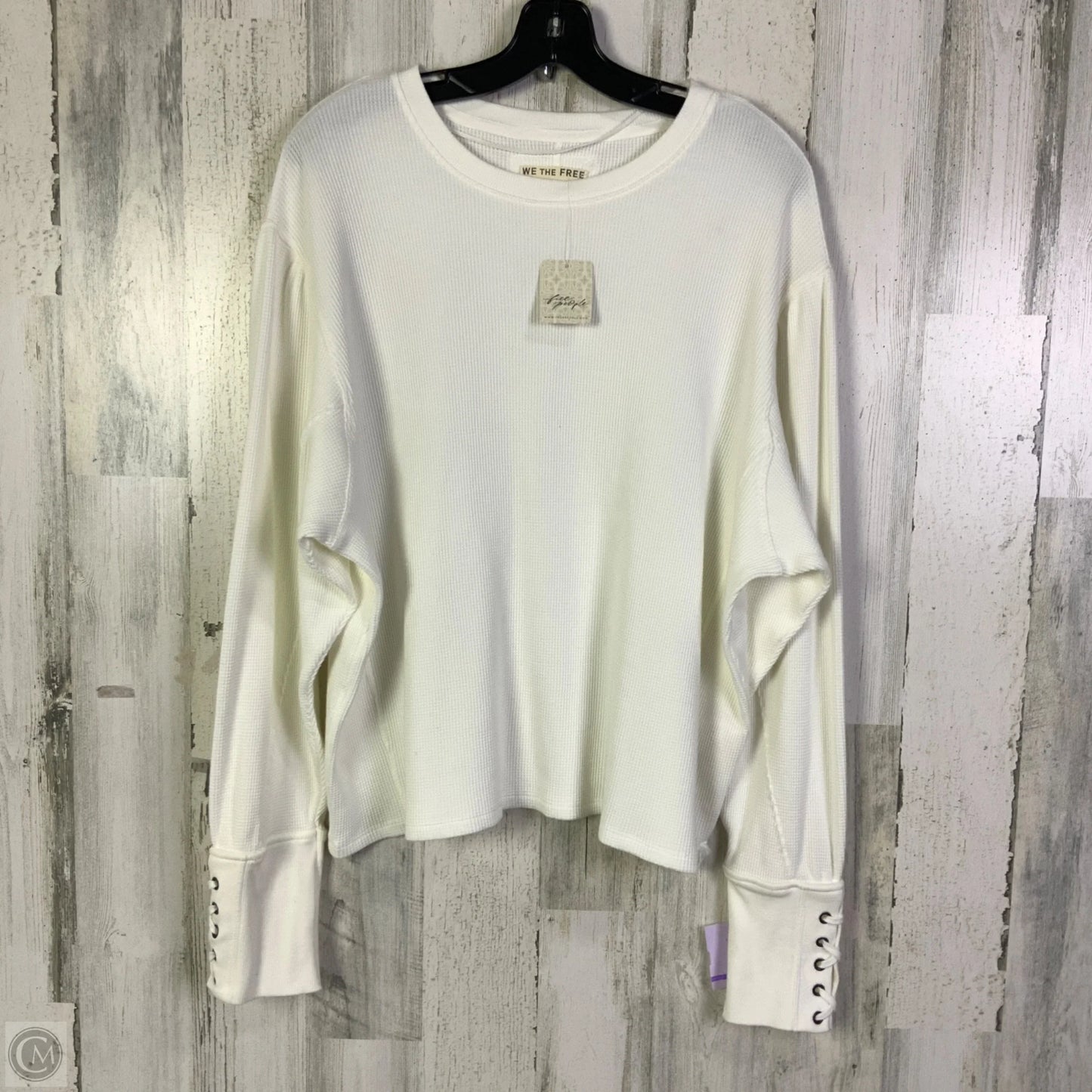 Top Long Sleeve By We The Free In White, Size: M