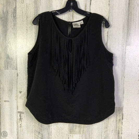 Top Sleeveless By Clothes Mentor In Black, Size: Xl