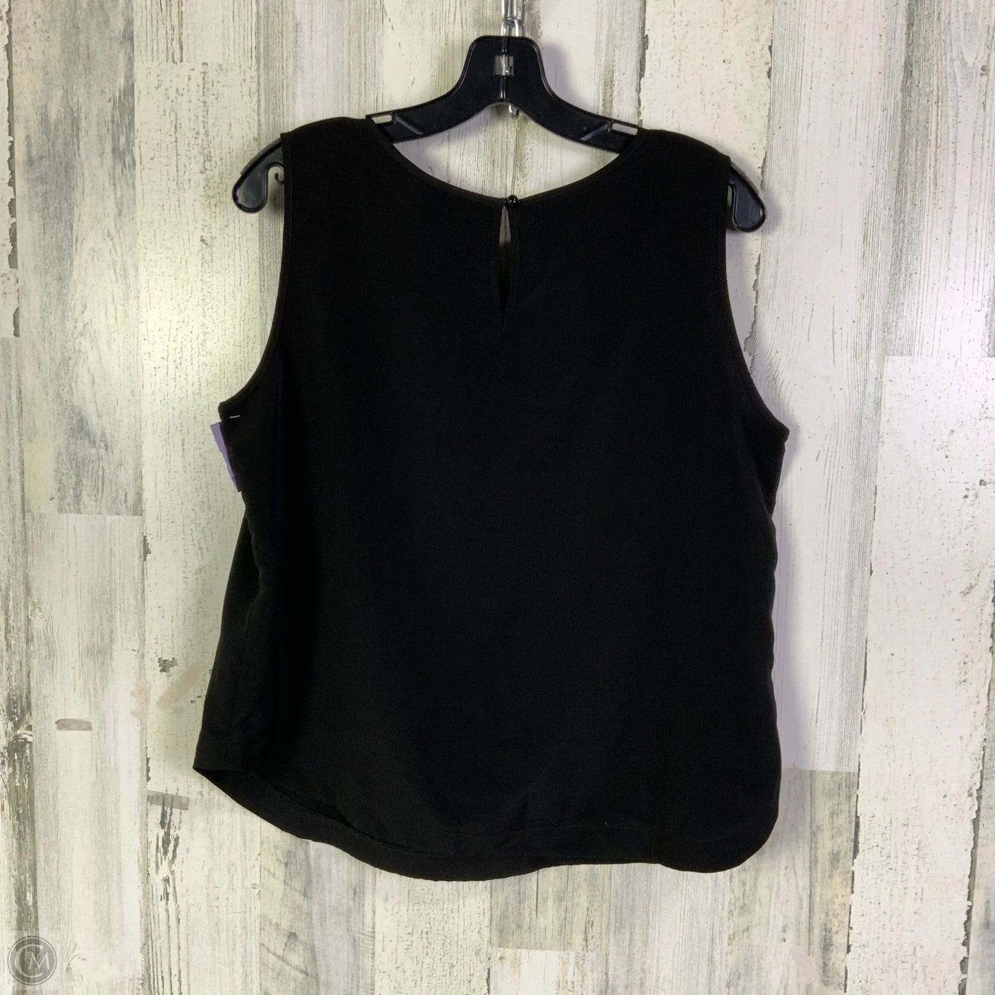 Top Sleeveless By Clothes Mentor In Black, Size: Xl