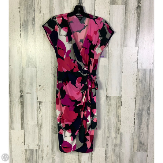 Dress Work By Maggy London In Black & Pink, Size: S