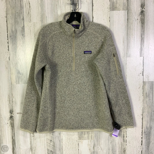 Sweatshirt Collar By Patagonia In Grey, Size: L