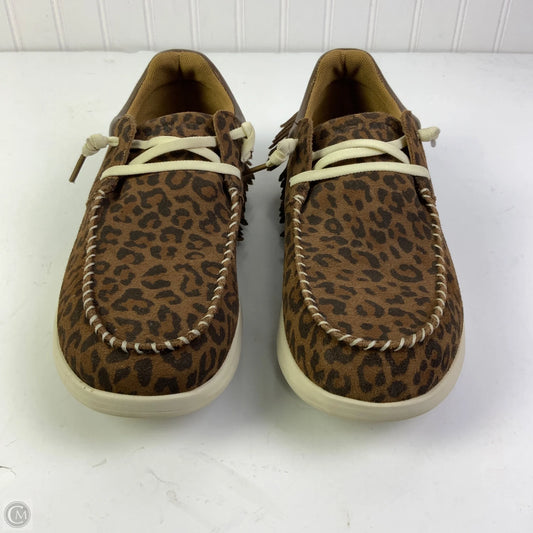 Shoes Flats By Ariat In Animal Print, Size: 11