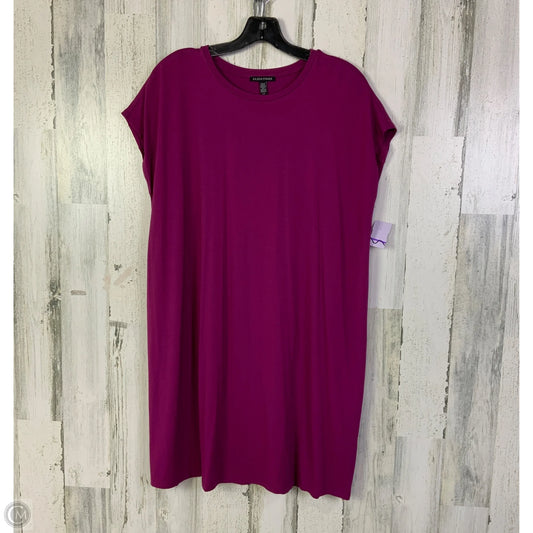Dress Casual Short By Eileen Fisher In Pink, Size: L