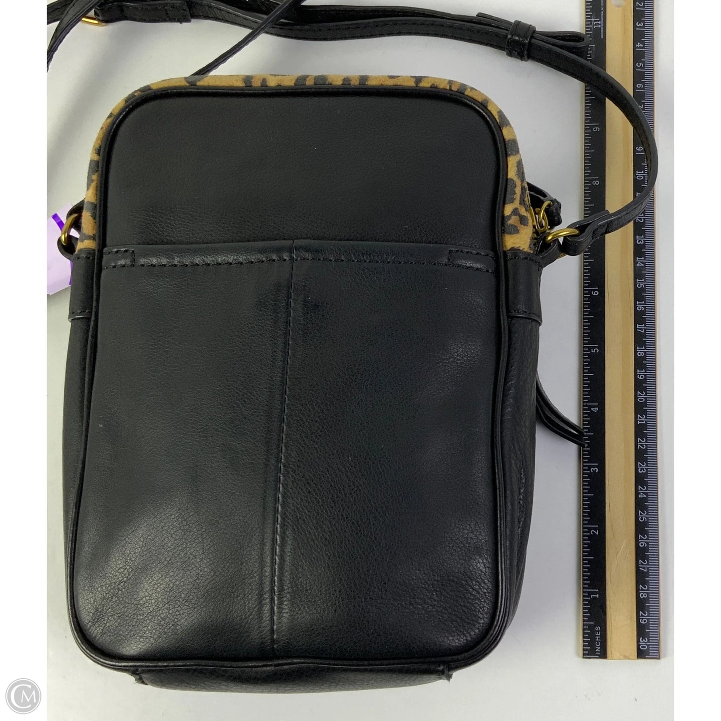 Crossbody Leather By Clothes Mentor, Size: Small