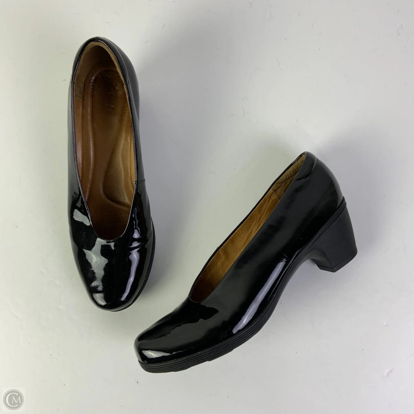 Shoes Heels Block By Clarks In Black, Size: 10