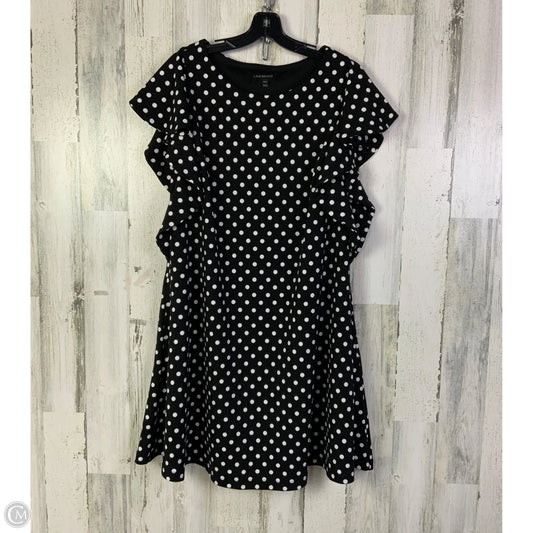 Dress Casual Short By Lane Bryant In Black & White, Size: Xl