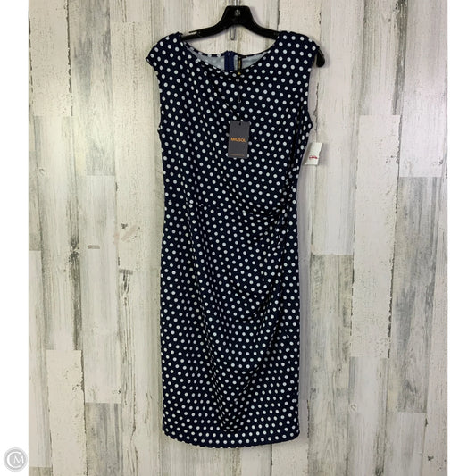 Dress Work By Clothes Mentor In Blue & White, Size: L