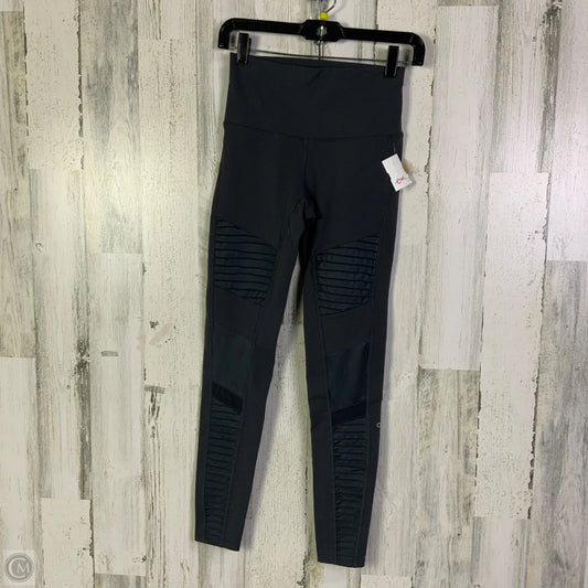 Athletic Leggings By Alo In Grey, Size: S