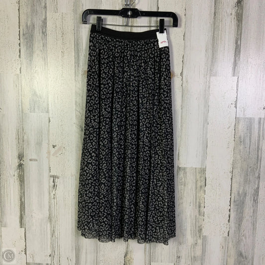 Skirt Maxi By Cmf In Black & Grey, Size: 0