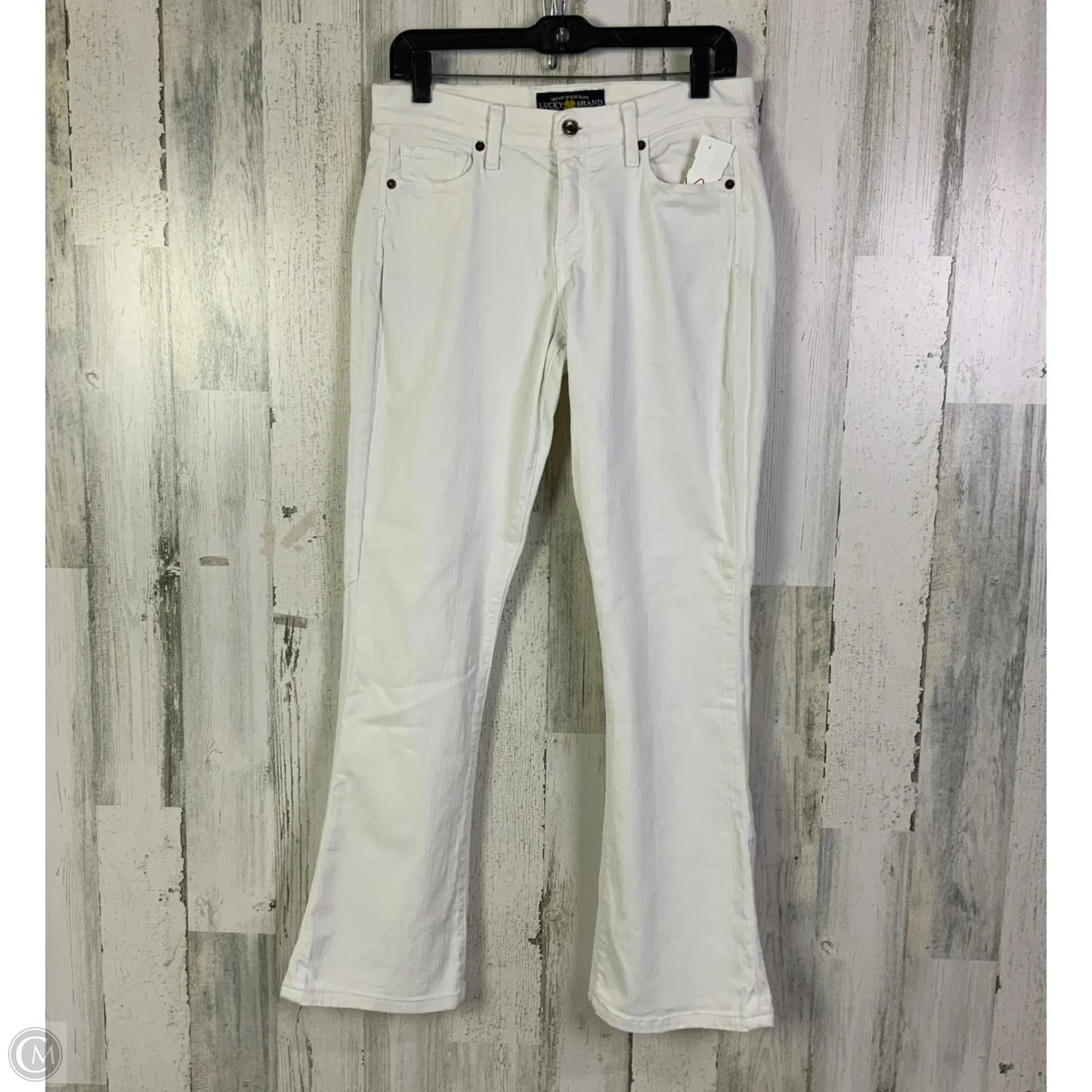 Jeans Boot Cut By Lucky Brand In White, Size: 6