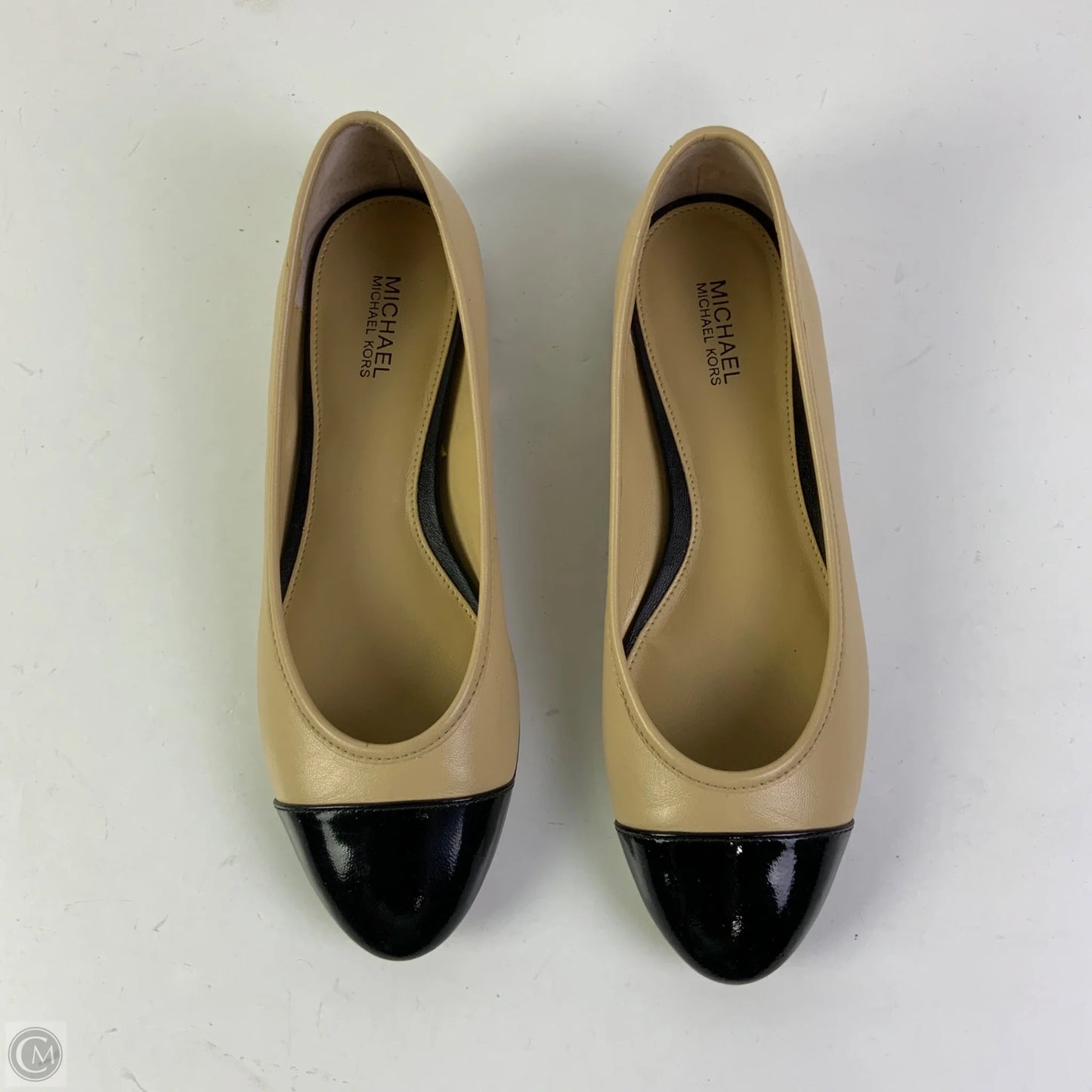 Shoes Flats By Michael By Michael Kors In Black & Tan, Size: 5.5